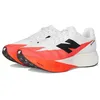 Image de New Balance Chaussures de course FuelCell Supercomp Elite V5 pour femme, Urgent Rouge/Blanc/Noir, 37.5 EU