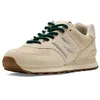 Image de New Balance Baskets Wl574v2 pour femme, Noir/Sel de mer foncé, 38 EU
