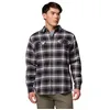 Image de Columbia Flare Gun Flare Flare Flanelle Stretch pour Homme Motif Tartan Noir Taille M