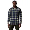 Image de Columbia Homme Flare Gun Stretch Flanelle Collegiate Navy Two Lane Tartan Taille M