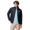 Image de Columbia Manteau hybride Powder Pass, répulsif audacieux, isolation écologique, panneaux flexibles, construction respirante, ourlet ajustable - Hommes