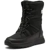 Image de Sorel Bottes hautes WP Whitney III, conception imperméable, ajustement personnalisable, semelle intérieure amovible, intérieur en micropolaire, style athlétique - Femmes