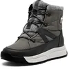Image de Sorel Bottes Whitney III Mid WP, construction imperméable, chaleur isolée, style léger, orteil spacieux, confort amélioré, adhérence robuste - Femmes