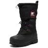 Image de Sorel Glacier XT pour homme, Quartz noir/rouge, 10