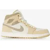 Image de Air Jordan 1 Mid Blanc/kaki