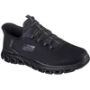 Image de Skechers Baskets Glide-Step Noxus pour Homme, Maille PU Noire, 44 EU