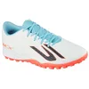 Image de Skechers Homme Skx_2 Club TF Football Turf Boots Chaussure, Blanc synthétique Turquoise synthétique Rose TR, 44 EU