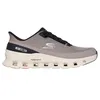 Image de Skechers Baskets Arch Fit Glide-Step Pro pour Homme, Tricot Taupe Noir PU, 45 EU