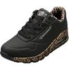 Image de Skechers Femme UNO Loving Love Trainers, Black Durabuck/Rose Gold Trim, 37 EU