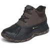 Image de Skechers Homme Respected Swamper Slip-In ENTRAINEUSE, Chocolate Leather/Duraleather/Black Trim, 43 EU