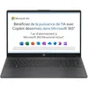 Image de HP 15-fd0001sf Ordinateur Portable 15,6" FHD, PC Portable (Intel Celeron N100, RAM 4 Go, UFS 128 Go, Intel UHD Graphics, Windows 11), Laptop Gris, AZERTY, Microsoft 365 Personnel 12 Mois Inclus