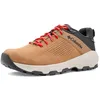 Image de Columbia Newton Nimble Leather Low Rise Chaussures de Trekking et de randonnée pour Femme, Élan Rouge Coquelicot, 37 EU