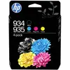 Image de HP Encre 934/935 dorigine paquet de 4 noir, cyan, jaune, magenta 6ZC72AE