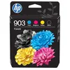 Image de HP 903 Noir, Cyan, Jaune et Magenta, 4 Cartouches Encre Originales