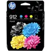 Image de HP Encre 912 dorigine paquet de 4 noir, cyan, magenta, jaune 6ZC74AE