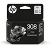 Image de HP 308, Noir, 7FP21UE, Cartouche d’Encre Original, Compatible avec Les Series d'Imprimantes Envy 6110, 6120, 6130, 6520, 6530