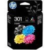 Image de HP 301 2-Pack Black/Tri-Color Original Ink Cartridges Ink Cartridge