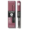 Image de Revlon Colorstay Overtime Rouge à lèvres liquide longue tenue à double extrémité avec brillant à lèvres transparent, avec vitamine E Everlasting Rum (370)