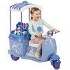 Image de Disney Frozen Ice Cream Cart Motorized Battery Ride-on Cyclomoteur Toy Bike pour Filles avec kit de Jeu de crème glacée