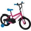 Image de Huffy So Sweet Vélo pour Fille de 4 à 6 Ans avec Roues stabilisatrices, Cadre en Acier, Freins à Main, Selle réglable - Rose