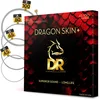 Image de DR Strings DRAGON SKIN+ DBS-45/100 - Cordes de basse en acier inoxydable revêtues - Son supérieur avec sensation de confort et longue durée de vie : Medium Light 45-100