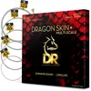Image de DR Strings Dragon Skin+ Cordes pour guitare basse 5 cordes avec revêtement conique et revêtement multi-échelles   .045-.125 Medium