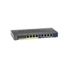 Image de NETGEAR GS108PP Non-géré Gigabit Ethernet (10/100/1000) Connexion Ethernet, supportant l'alimentation via ce port (PoE) Noir GS108PP-100EUS
