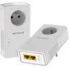 Image de NETGEAR PLP2000-100FRS Pack de 2 Prises CPL 2000 Mbps avec Prise filtrée et 2 Ports Ethernet & Amazon Basics Câble réseau Ethernet RJ45 catégorie 6-3 m