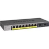 Image de NETGEAR (GS110TP) Smart Switch Ethernet PoE+ Web manageable 10 Ports RJ45 Gigabit (10/100/1000),Administration Cloud Insight, Switch RJ45 avec 8 Ports PoE+ 55W, 2 SFP Gigabit, Garantie à Vie