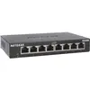Image de NETGEAR (GS308) Switch Ethernet 8 Ports RJ45 Métal Gigabit(10/100/1000),switch RJ45, Plug-and-Play, silencieux sans ventilateur , positionnement sur un bureau ou au mur