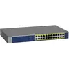 Image de NETGEAR (GS524PP) SwitchEthernet PoE 24 ports Gigabit (10/100/1000), switch RJ45 avec 24 ports PoE+ @ 300W, Silencieux, bureau/rack et protection à vie ProSAFE