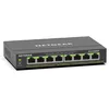 Image de NETGEAR (GS308EP) Switch Ethernet PoE 5 Ports RJ45 Gigabit (10/100/1000), Serie Plus Manageable PoE, switch RJ45 4 Ports PoE+ 62 W, Sur bureau ou mur, Silencieux sans ventilateur, Plug and Play