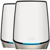 Image de NETGEAR Orbi WiFi 6 Mesh (RBK862S) | Systeme Mesh Tri Band | Couverture de 500 m² et 100 appareils | Vitesses jusqu'à 6Gbps (AX6000) | Compatible Toutes Box |Idéal Murs très épais| 1 an Armor Inclus