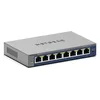 Image de NETGEAR (GS108EV4) Switch Ethernet 8 Ports RJ45 Métal Gigabit (10/100/1000),Manageable Serie Plus, Métal, Silencieux , Protection ProSAFE, Garantie à Vie Parfait pour Les PME et TPE