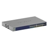 Image de NETGEAR GS728TXUP Géré Gigabit Ethernet (10/100/1000) Connexion Ethernet, supportant l'alimentation via ce port (PoE) 1U Gris GS728TXUP-300EUS