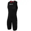 Image de ZONE3 Maillot de Bain sans Manches pour Homme Streamline, Homme, SS18MSTL101/XS, Noir/Rouge, XS