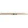 Image de ProMark Classic Forward 5A Raw Hickory Drumsticks, pointe en bois ovale, non fini, 1 paire