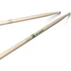 Image de ProMark Classic Forward 747 Raw Hickory Drumsticks, pointe en bois ovale, non fini, 1 paire