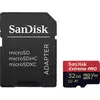 Image de SanDisk Extreme® Pro Carte microSDHC 32 GB Class 10, UHS-I, UHS-Class 3, v30 Video Speed Class avec adaptateur SD, Standard de puissance A1