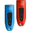 Image de SanDisk Ultra 32 GB USB Flash Drive USB 3.0 Up to 130 MB/s Read - Twin Pack, Red/Blue