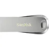 Image de SanDisk Ultra Luxe 256 Go Flash Drive (Clé USB Type-A, USB 3.2 Gen 1 + USB 3.0 capable, Vitesse de lecture jusqu'à 400 Mo/s, Mot de passe, RescuePRO Deluxe, Un boîtier en métal) Argent