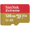 Image de SanDisk SanDisk Extreme - Flash-Speicherkarte (microSDXC-an-SD-Adapter inbegriffen) Carte microSDXC 128 GB Class 10, UHS-I, v30 Video Speed Class résistance