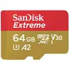 Image de SanDisk Extreme Carte microSDXC 64 GB Class 10, UHS-I, v30 Video Speed Class résistance aux chocs, étanche