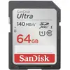 Image de SanDisk SDXC Ultra 64GB (Class 10/UHS-I/140MB/s) Carte SDHC 64 GB UHS-Class 1 étanche, résistance aux chocs