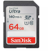 Image de SanDisk 64GB SDXC UHS-I Ultra 140MB/s