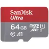 Image de SanDisk microSDXC Ultra 64GB (140MB/s A1 Cl. 10 UHS-I) + Adapter Tablet Carte microSDXC 64 GB A1 Application Performance Class, UHS-Class 1