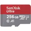Image de SanDisk microSDXC Ultra 256GB (A1/UHS-I/Cl.10/150MB/s) + Adapter Mobile Carte microSDXC 256 GB A1 Application Performance Class, UHS-Class 1