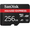 Image de SanDisk microSD Express, 256 Go Carte microSD, Vitesee de lecture/écriture jusqu'à 880/480 Mo/s, Des vitesses de lecture jusqu’à 4,4 fois plus élevées que nos cartes microSD Class 10, U3