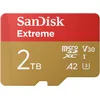 Image de SanDisk Extreme 2 To microSDXC, Carte micro SD + adaptateur SD, (Pour Smartphones, Action Cams et Drones, Vitesse jusqu'à 240 MB/s, 4K UHD) A2, RescuePRO Deluxe, UHS-I, U3, V30