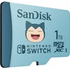 Image de SanDisk microSDXC pour les consoles Nintendo Switch, Pokémon Ronflex 1 To, UHS-I Carte, jusqu'à 100 Mo/s, Produit sous licence Nintendo, Class 10, U3, Pokémon